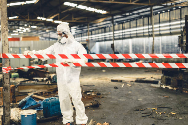 Professional Crime Scene Cleanup technician working in Clermont, FL